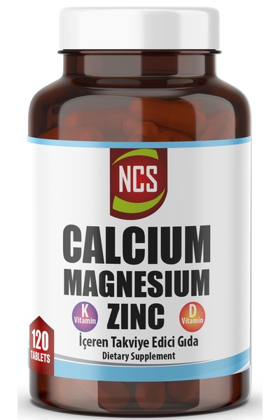NCS ® Calcium Magnesium Çinko D&k (kalsiyum Magnezyum Çinko) 120 Tablet
