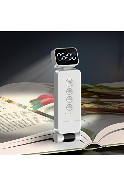 Choice مصباح قراءة LED أبيض قابل لإعادة الشحن، مزود بمؤقت، مصباح قراءة محمول بثلاثة أوضاع إضاءة، مصباح قراءة للسرير