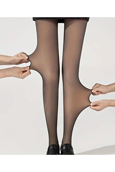 SEBURAM COLLECTION طماق مبطنة بالقطيفة، طماق مرنة حرارية عالية الخصر غير شفاف...