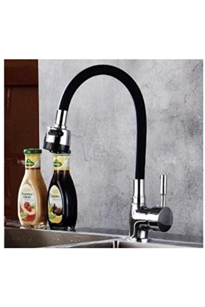 HETicaret Kubar Oynar Başlıklı Spiralli Mutfak Lavabo Başlığı Tazyikli Su Tasarruflu