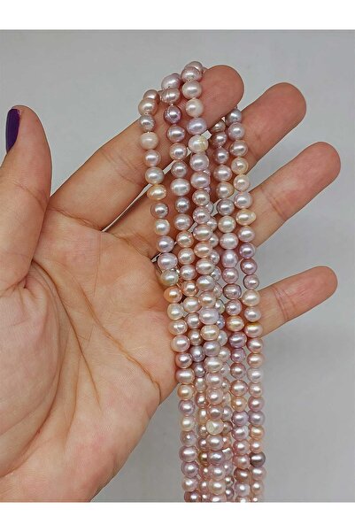 Yasamtohumu سلسلة اللؤلؤ الوردي - جودة ملكية 5.5 ملم (53322)