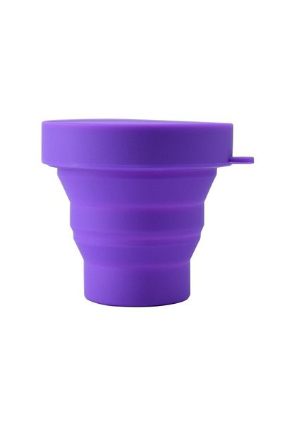 jojobebek Folding Silicone Cup And Lid Portable, Silicone Cup Picnic Cup