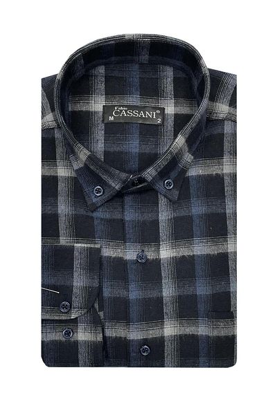 FABİO CASSANİ Ανδρικό πουκάμισο Fabio Cassani Winter Cashmere-6930