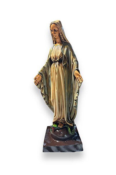 Barbiel Atölye İlahi Işık, Elleri Açık Meryem Ana Biblosu Dekoratif Obje, Heykel, Biblo