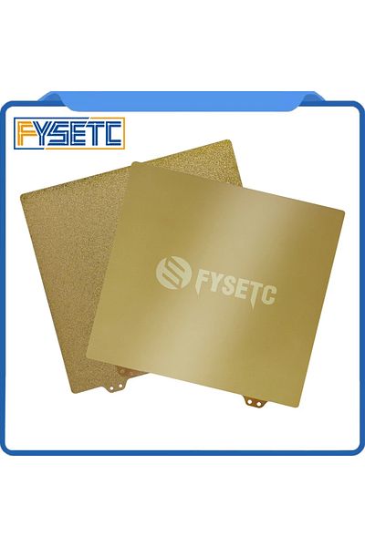 Choice FYSETC JanusBPS Double Sided PEI Spring Steel Sheet (Textured And Smooth) 305*305mm Pre-Applied P...