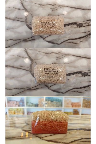 SABUNCU BABA 100% Natural Donkey and Goat Milk Soap Set of 2 - 120 Gramsx2