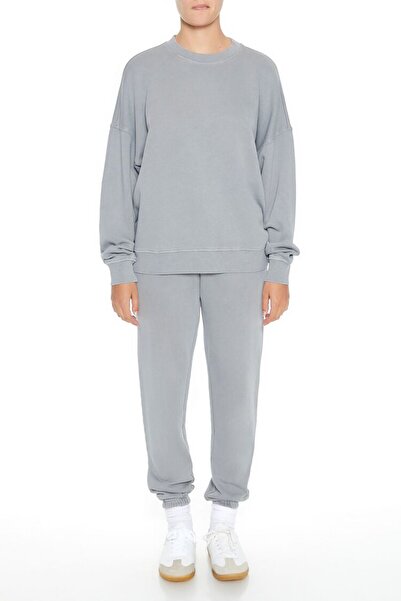 Forever 21 Fransız Terry Crew Sweatshirt