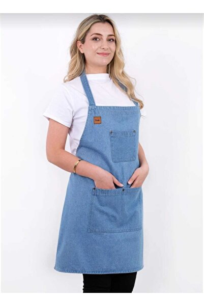 BESYAMİ HOME BESYAMİ BESTTREND Kot Mutfak Önlüğü