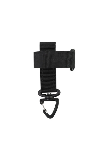 Choice حزام بمشبك تخزين مثلث أسود، مشبك قفازات، حزام من النايلون، قفازات تكتي...