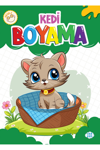 dokuzyayinlari Neşeli Kedi Boyama / Kollektif / Dokuz Çocuk / 9786256030350