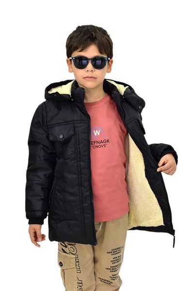 BAGLAN Boy's Hooded Coat Bs-1042