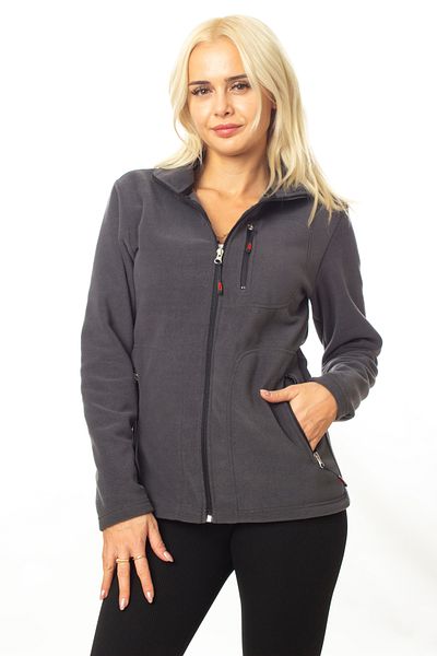 BEG COLLECTİON Γυναικείο μπουφάν Fleece με φερμουάρ 3 τσέπες για εξωτερικούς χώρους
