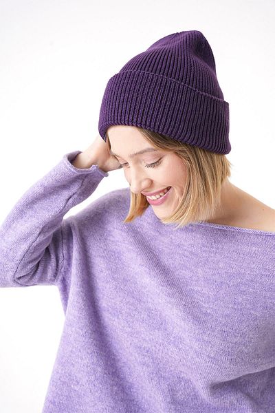 CHUBA Women's Thessaloniki Knitted Beret Purple 25W5004
