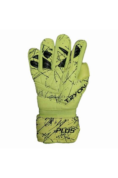 TRYON Plus-702 Men's Neon Green Goalie Gloves