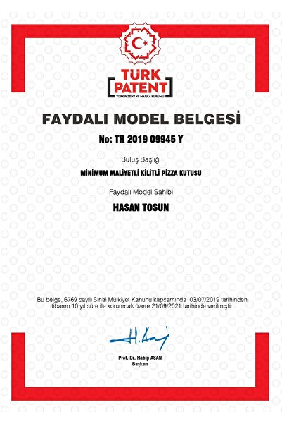 kilitlipaket Kilitli Pizza Kutusu Eko 28x28x4.2 Cm