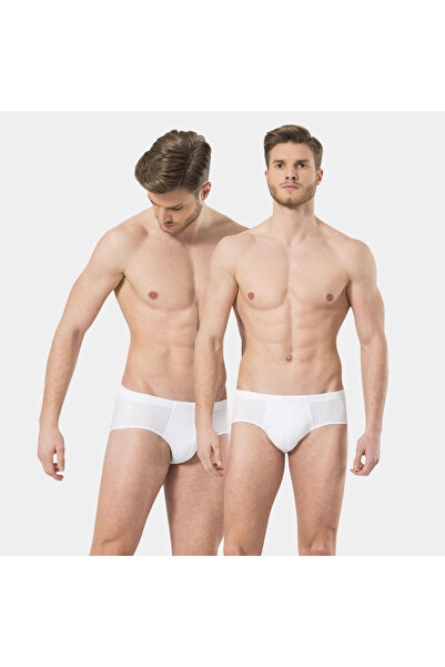 TÜREN Men's Ribana Kom Slip (Pack of 2) 155/White