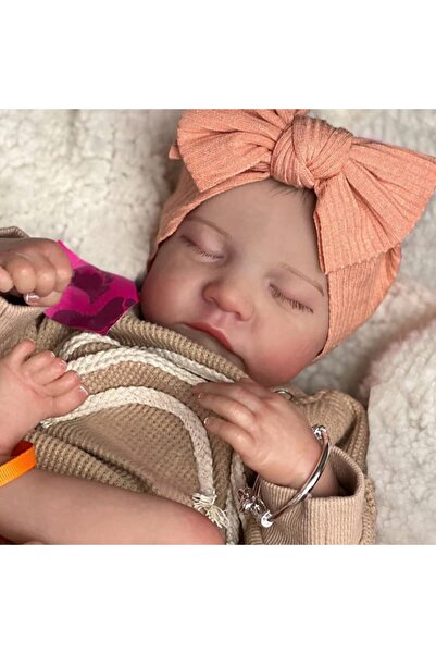 MRB 17 Inch Levi Reborn Doll - Already Painted Finished, Sleeping Vinyl, Newborn Baby, 3D Skin Image