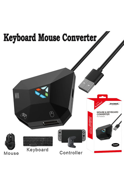 Choice Black Keyboard and Mouse Adapter USB Connection Mouse and Keyboard Con...