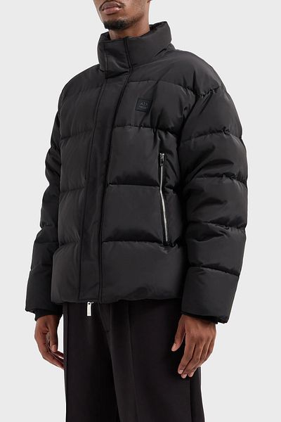 Armani Exchange Stand Collar Coat Men's Coat