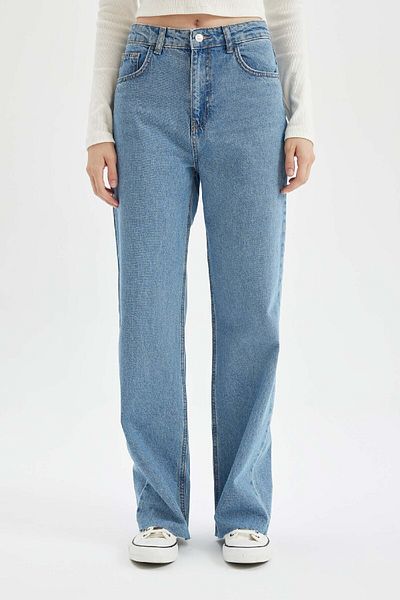 DeFacto Pantaloni tineri din anii '90 cu talie înaltă - C7323ax24au