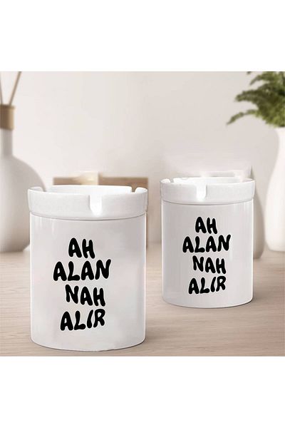BENİMSER REKLAM Ah Alan N*h Παίρνετε Σχεδιασμένο Τραπέζι στάχτης