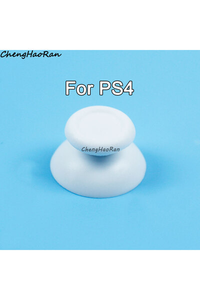 Choice غطاء عصا التحكم التناظرية ثلاثية الأبعاد الأبيض من قطعة واحدة لأجهزة P...