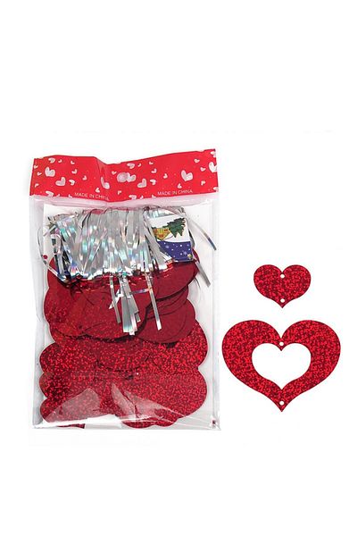 Choice Other Red 100pcs Heart Balloon Pendant Wedding Room Accessories Love Heart Laser Pendants Balloon Ri