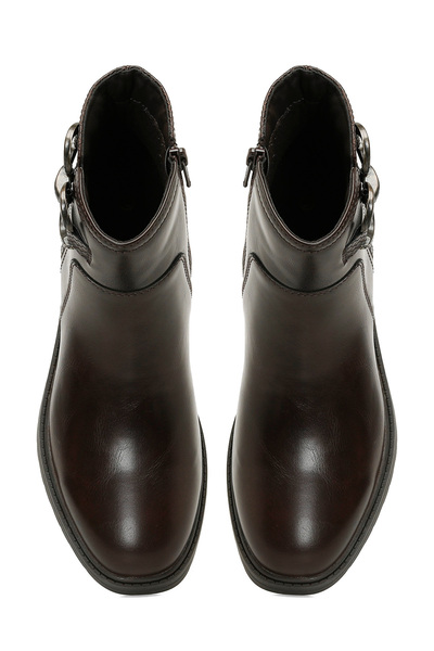 Polaris 324073.Z 4PR Kahverengi Kadın Düz Bot