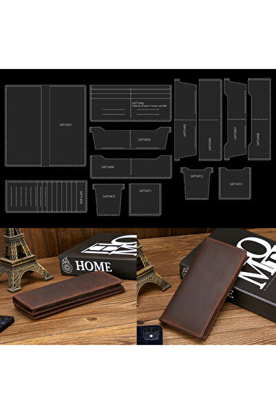 Choice ACL YOMDID 13pcs/set Long Wallet Acrylic Templates DIY Leather Pattern...