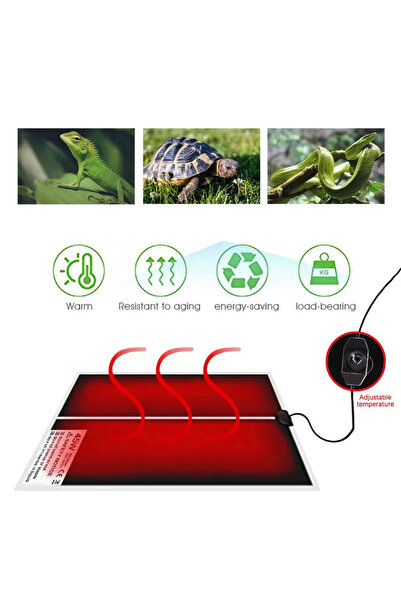 BGA 20W Teraryum Sürüngenler Isı Matı Pet Isıtma Pedleri Sürüngen