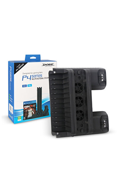 Choice حامل تبريد متعدد الوظائف أسود اللون لجهاز PS4 Slim Pro Edition، قاعدة ...