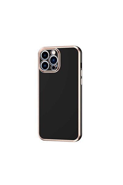 kilifone Compatible with iPhone 12 Pro - Case Bright Color Bark Silicone Cover - Black - T20600