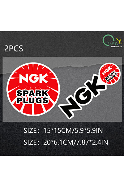 Choice ملصق عاكس لشمعة الإشعال B051A3 NGK للسيارة، ملصق ديكور جسم إبداعي مخصص...