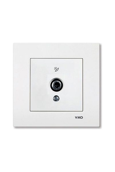VİKO Viko Karre White Tv Satellite Socket (F Connector)
