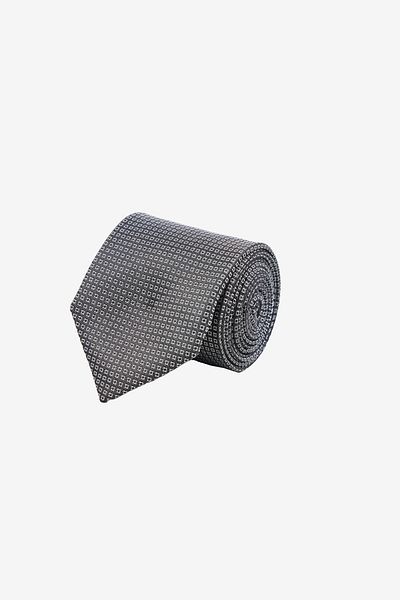 ALTINYILDIZ CLASSICS Men's Gray Patterned Silk Tie