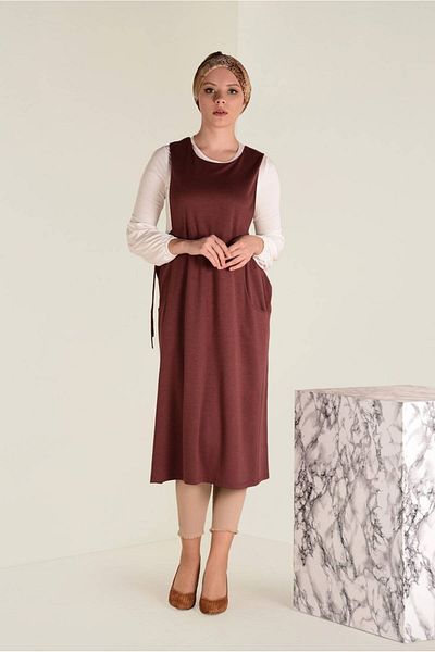 Alvina Ζευγάρι Gilets με ελαστική μανσέτα και τσέπες - 4658-1