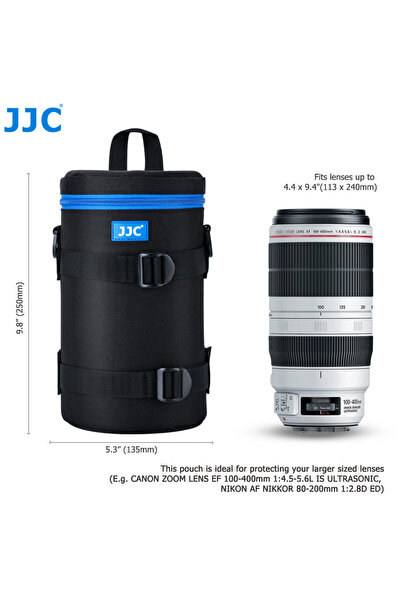 Choice 6 JJC Lens Case Pouch Bag for Canon EF 100-400mm F4.5-5.6L IS USM EF 7...