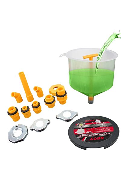 Choice مجموعة مكونة من 15 قطعة من أدوات صب الزيت وملحقات السيارات ومجموعة تعب...