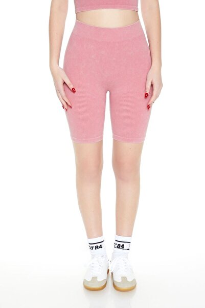 Forever 21 Dikişsiz Ribana Bisiklet Şortu