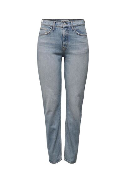 ONLY Straight-Fit-Jeans ONLEMILY Hohe Taille Gerade geschnittene Jeans