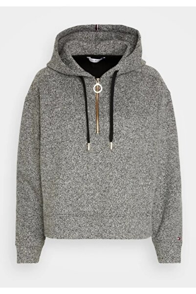 Tommy Hilfiger YARIM FERMUARLI HEATHER ZIP HOODIE