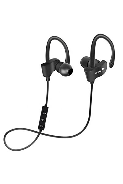 Choice سماعات رأس بلوتوث سوداء لاسلكية مقاومة للماء، سماعات رياضية بلوتوث للم...