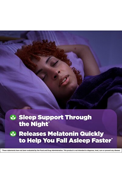 Natrol Sleep Advanced Melatonin Time Release Tablets, Nighttime Sleep Aid, 10mg, 60 Count