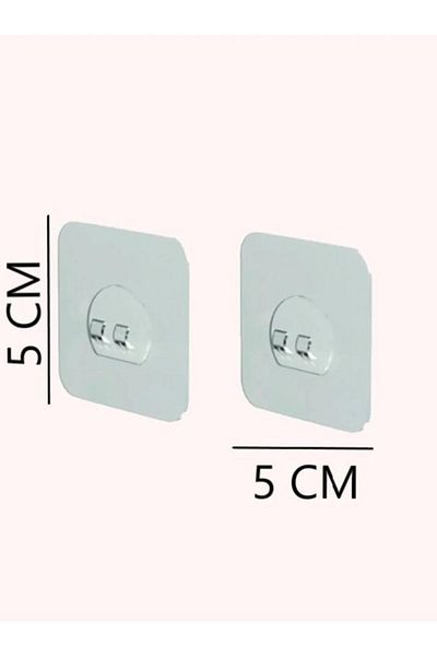 KAREN BANYO 2 Pcs Strong Self Adhesive Hook Shower Rack Hook, Sticker Sty004