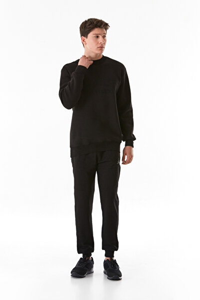 Fulla Moda Φούτερ με κεντημένο γιακά με κείμενο