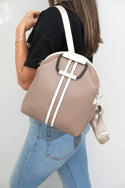 Silver Polo Γυναικείο σακίδιο πλάτης Silver & Polo Sand - Bone SP771