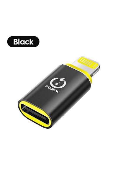 Choice Black 30W Type C To Lightning Adapter Fast Charging Data Transfer for iPhone 14 13 12 iPad Macbook X