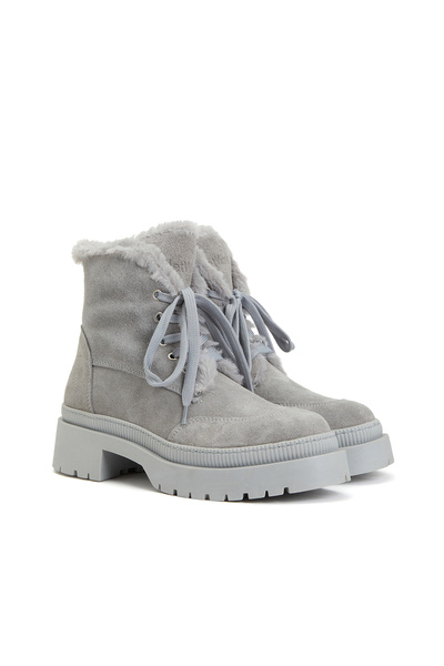 Network Gri Kadın Süet Bot