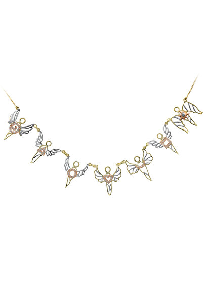 Ariş Pırlantalı 7 Melek Kolye