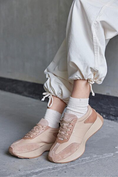 NILUFARR Ανδρικό μπισκότο Γνήσιο Suede Γυναικείο Sneaker